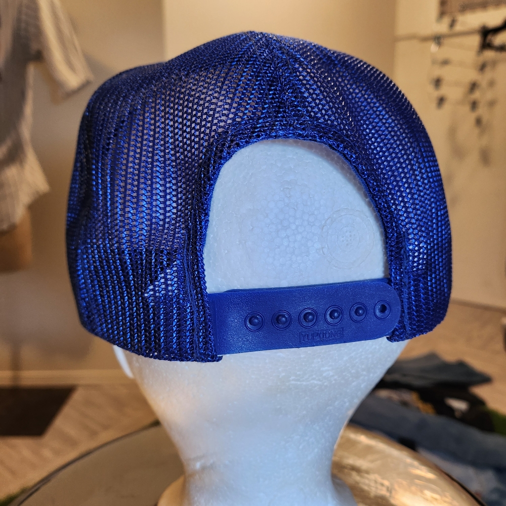 Vintage Blue Baywatch Tv Classic Show Hat Mesh Trucker Style 90s - Picture 4 of 6
